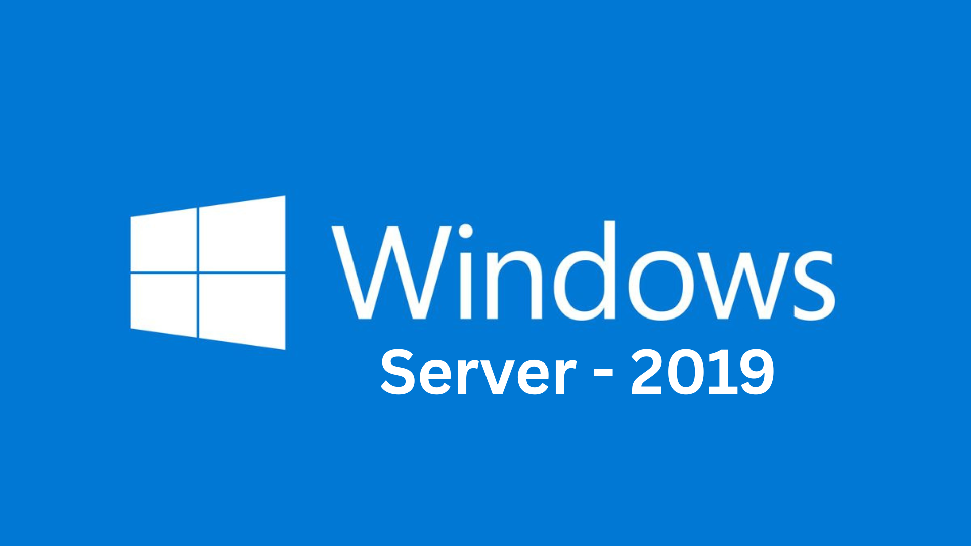 Windows Server 2019